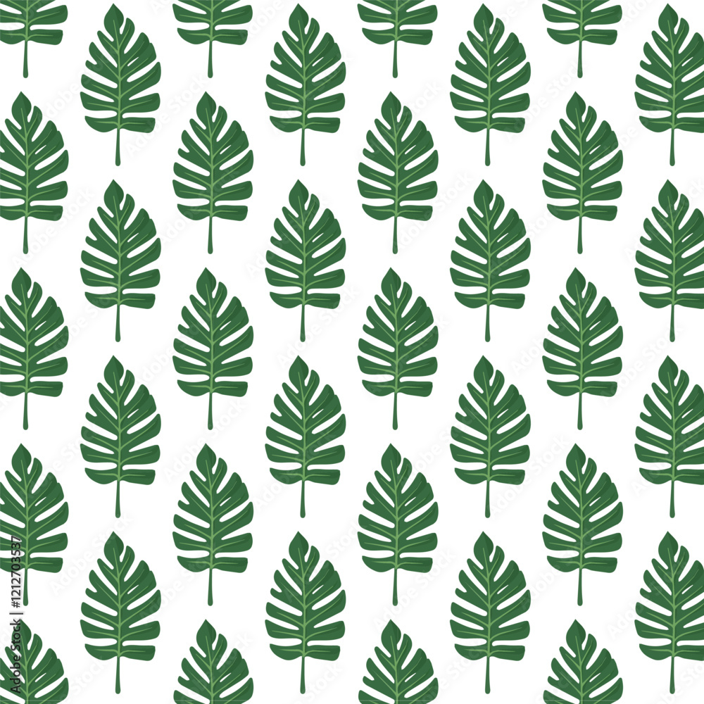 seamless pattern with tropical leaves and flowers seamless pattern with tropical leaves and flowers