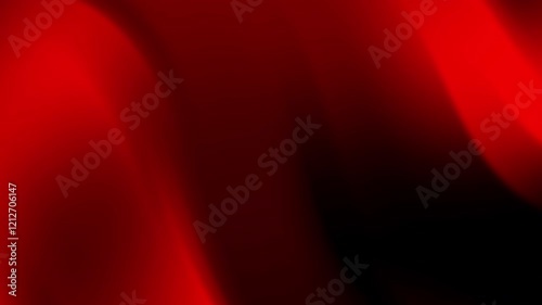Abstract red waves creating a smooth, flowing texture.