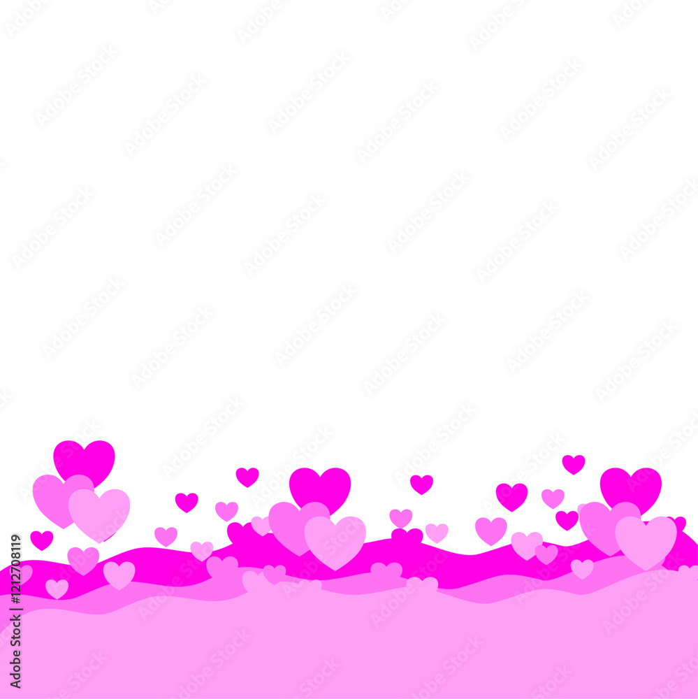Valentine's Day Bottom Border Valentine's Day Bottom Border