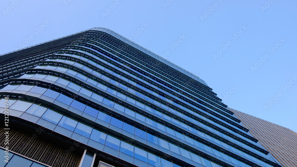 High rise buildings in office area