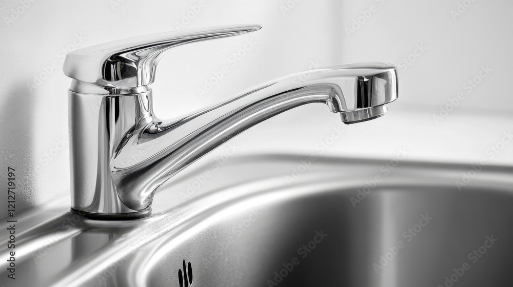 Modern Chrome Kitchen Faucet with Sleek Design and Functionality Modern Chrome Kitchen Faucet with Sleek Design and Functionality