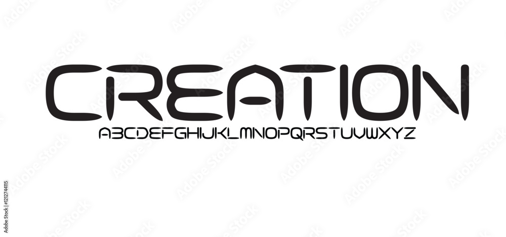 Abstract minimal modern alphabet fonts. Typography technology vector illustration
Abstract minimal modern alphabet fonts. Typography technology vector illustration