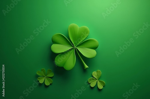 A symbol of good luck and prosperity, often associated with Irish heritage photo