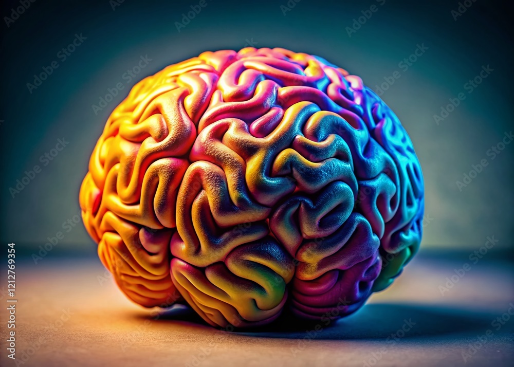 Abstract Brain Macro Texture Background Design
