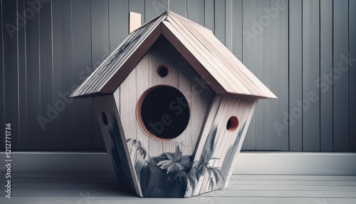 bird house on a white background