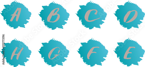 alphabet style set