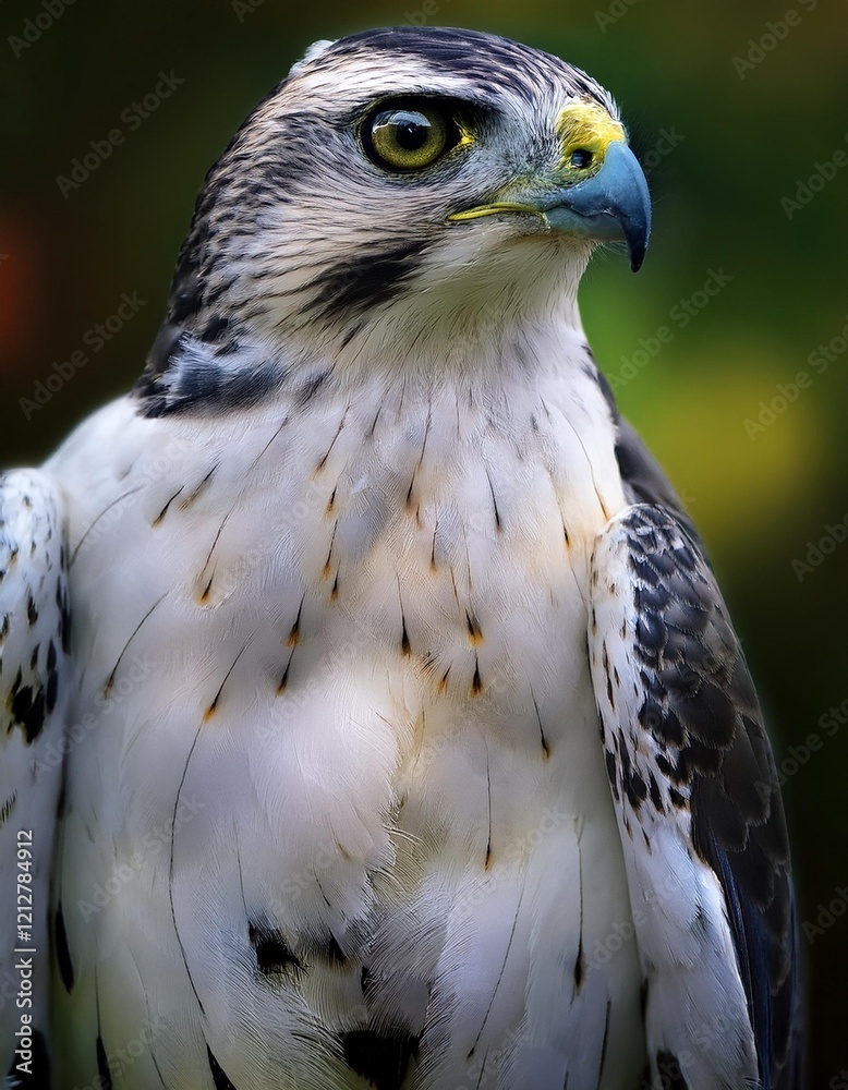 close up of a falcon