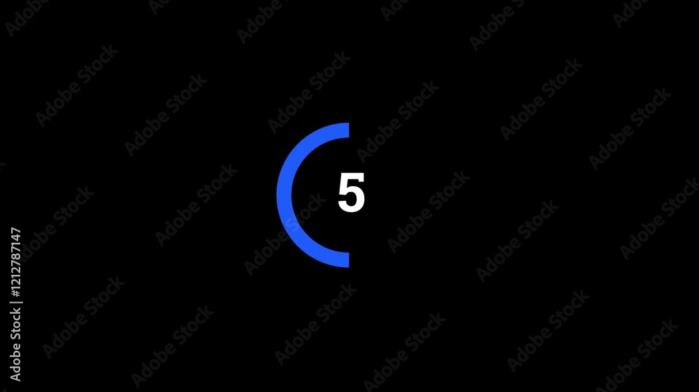 10 seconds countdown animation timer video