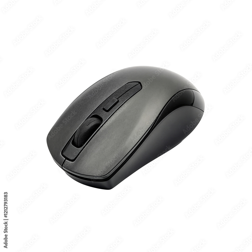Precision in Technology: A modern wireless computer mouse. Precision in Technology: A modern wireless computer mouse.