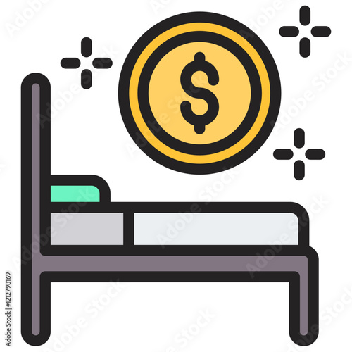Passive Income Icon Element For Design