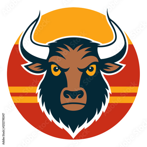 illustration of a bull
