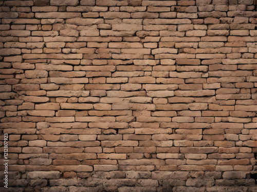 Brick wall background. Brick wall texture. Background of old vintage brick wall. Brick wall for brickwork background design.