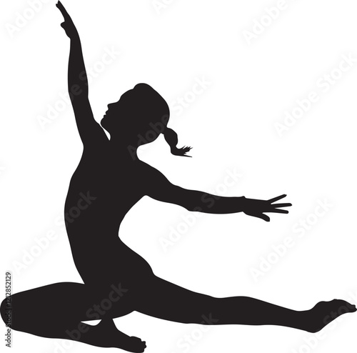 Gymnast Silhouette