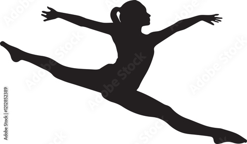 Gymnast Silhouette