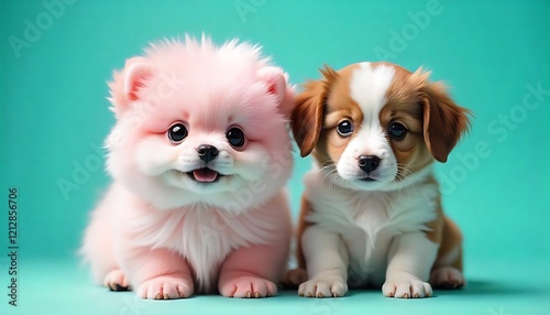 chihuahua and puppy
