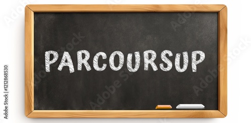 Parcoursup ardoise majuscule photo