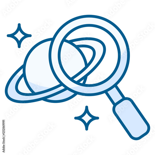 Space Anomaly  Icon Element For Design
