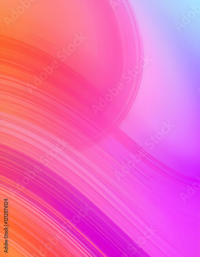 A background illustration with brush stroke effect, orange, pink and purple undertones, colorful, pastel, wallpaper, screensaver, Dynamic motion, with white tones photo