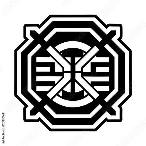 Hobo sign icon in solid style