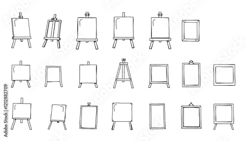 Editable Stroke Icons: Art, Creativity & Graphic Design | Vector Set