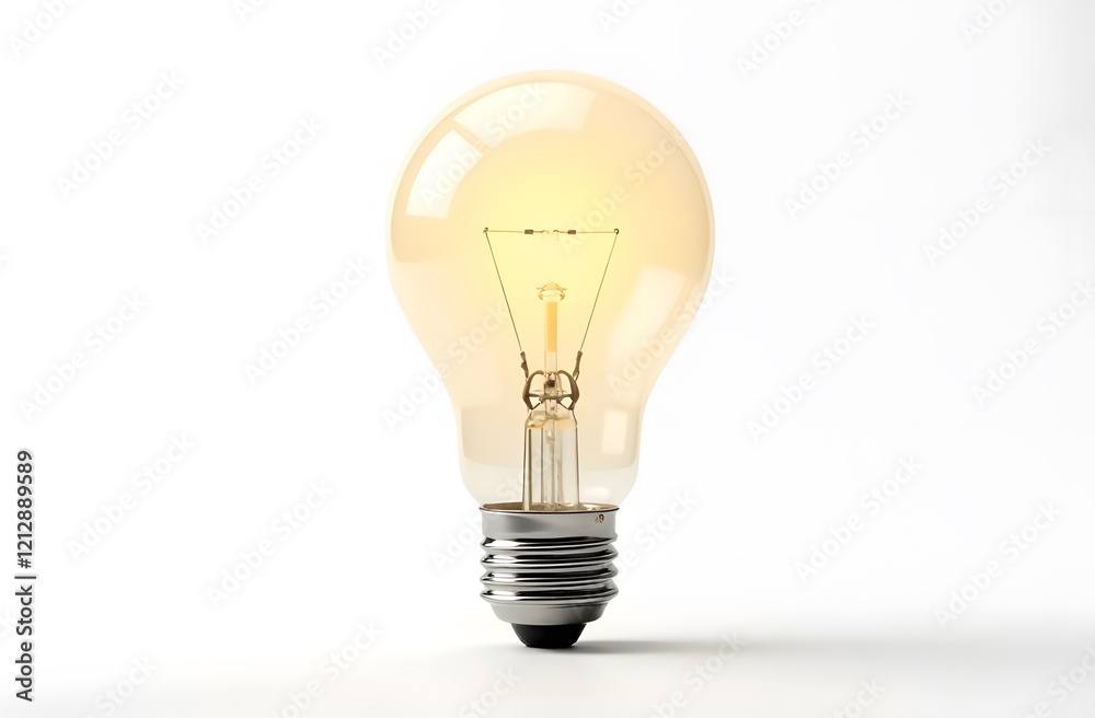 light bulb on white background, old school light bulb light bulb on white background, old school light bulb