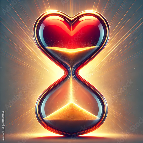 Heart of Sand and Time hourglass