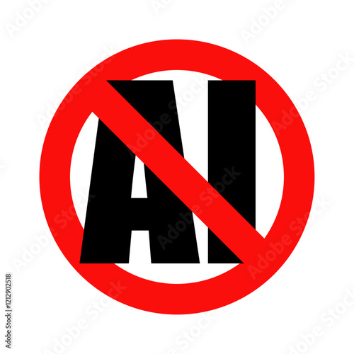 No AI sign