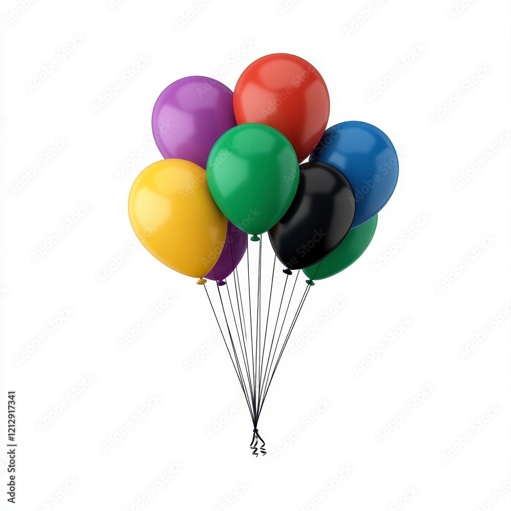 A vibrant cluster of colorful balloons floating together, perfect for celebrating joyful occasions and creating a festive atmosphere. A vibrant cluster of colorful balloons floating together, perfect for celebrating joyful occasions and creating a festive atmosphere.