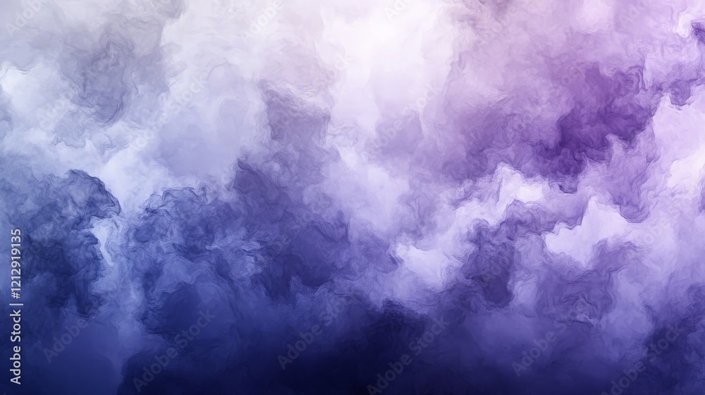 Abstract Purple and White Swirling Cloudscape Abstract Purple and White Swirling Cloudscape