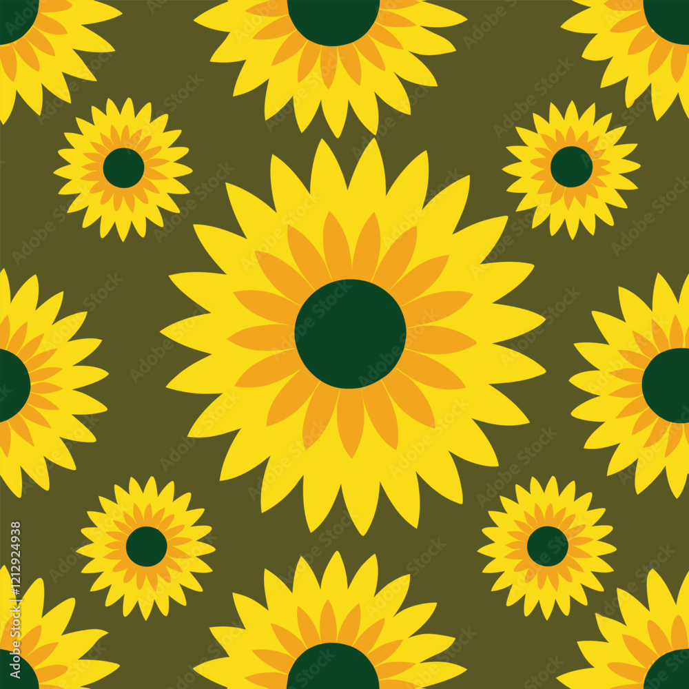 Seamless floral pattern design vector illustration 7 Seamless floral pattern design vector illustration 7