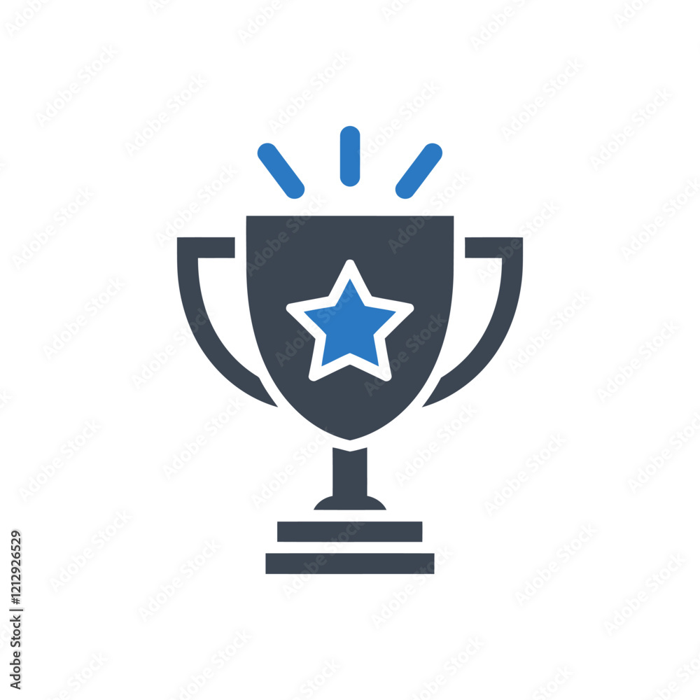 Star Trophy Achievement Icon Star Trophy Achievement Icon