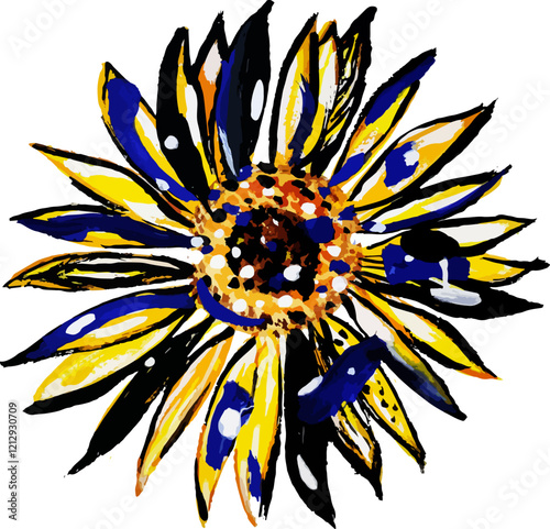 abstract flower vector