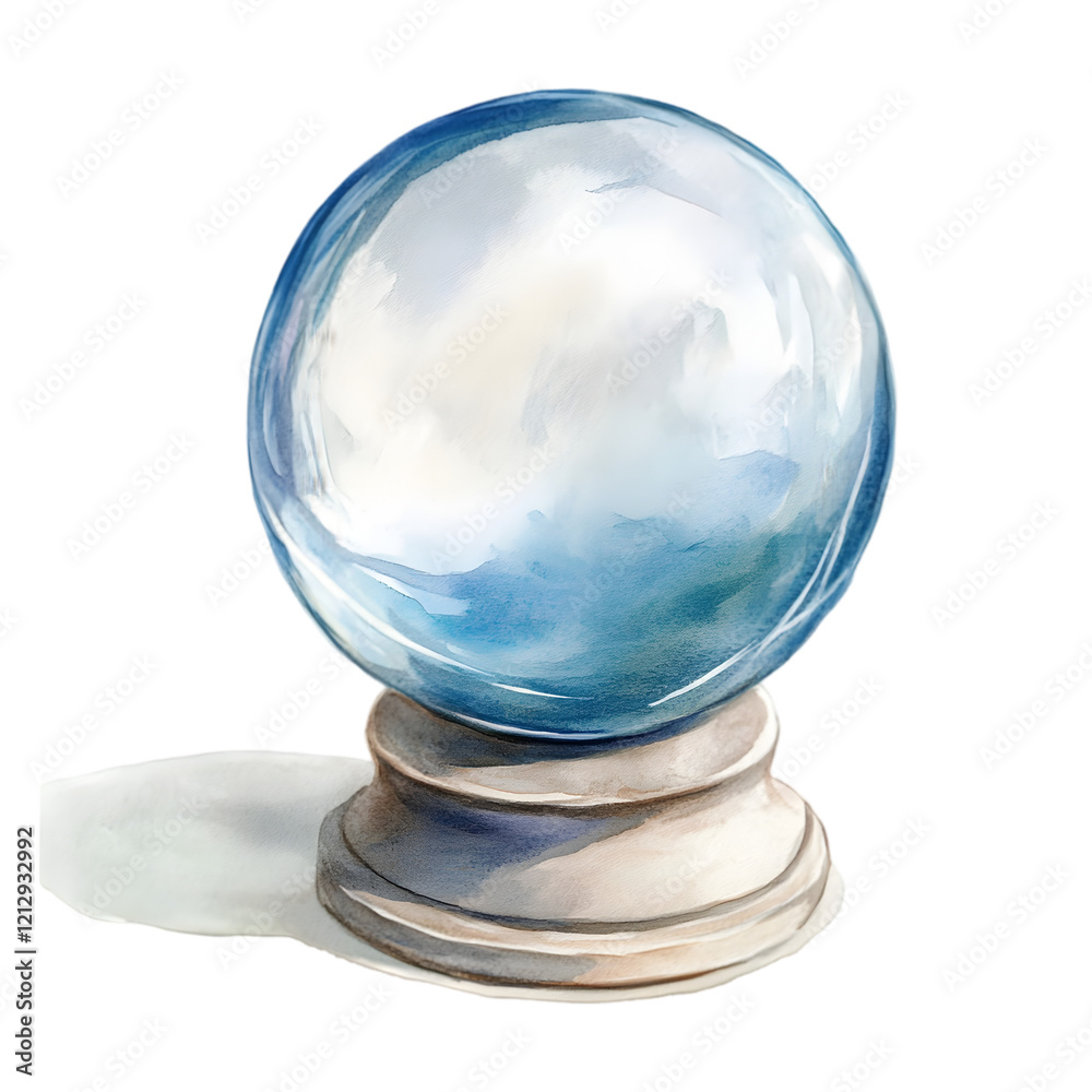 Mystical Crystal Ball Fortune Teller Prediction Magic Sphere Mystical Crystal Ball Fortune Teller Prediction Magic Sphere