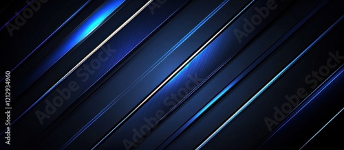 Abstract Blue Stripes