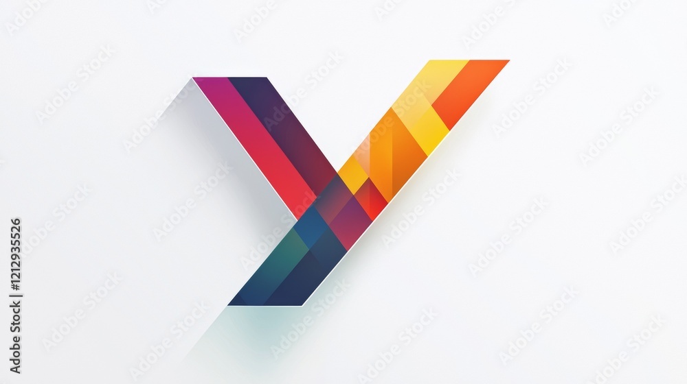 Modern abstract design featuring vibrant geometric shapes in a creative layout Modern abstract design featuring vibrant geometric shapes in a creative layout