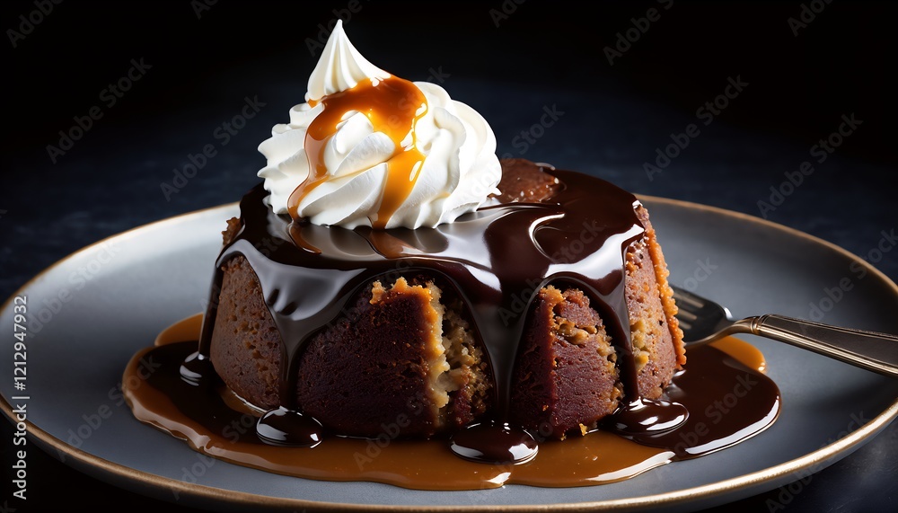Chocolate Layer Cake with Ganache and Whipped Cream Chocolate Layer Cake with Ganache and Whipped Cream