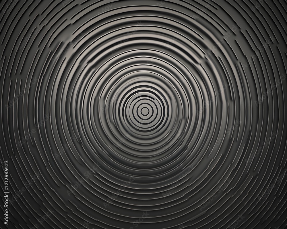 Minimalist black concentric circles forming an abstract ripple pattern with subtle gradients Minimalist black concentric circles forming an abstract ripple pattern with subtle gradients