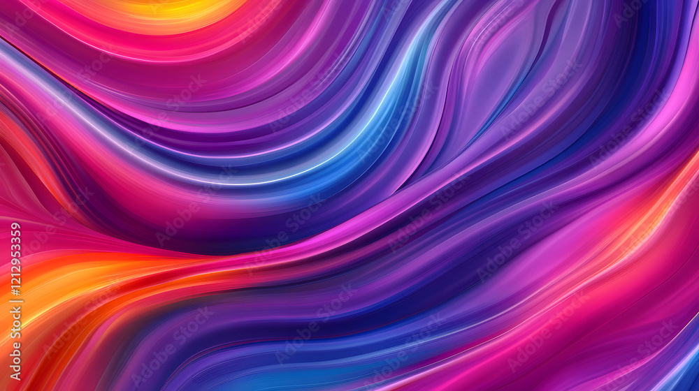 Obraz premium Colorful abstract liquid glass background. wallpaper neon. Fluid painting abstract texture. Intensive colorful mix of acrylic neon colors