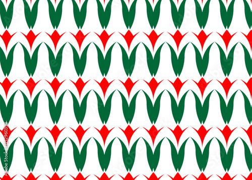 Tulip pattern. Simple floral motif. You can choose your own color of the bottom layer for this pattern. Background, seamless pattern, wrapping paper, clothing prints, fabric patterns, wallpaper, carpe