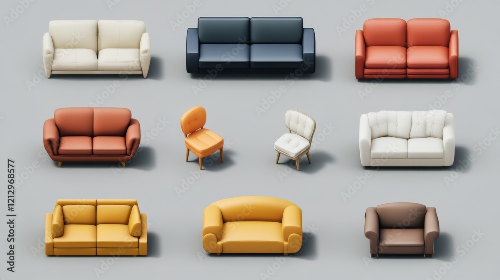 Collection of Stylish Sofas and Armchairs - Modern Home Decor Collection of Stylish Sofas and Armchairs - Modern Home Decor