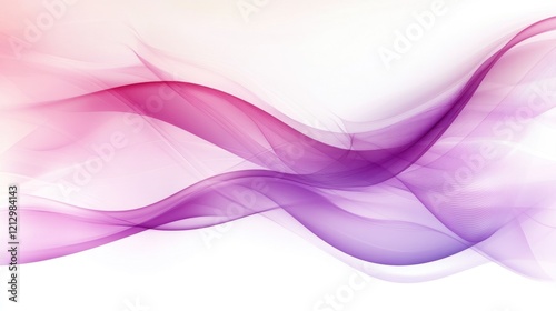 Pink purple waves flow abstract design background