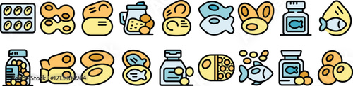 Fish oil product promoting health and wellness representing various forms of omega 3 supplementation