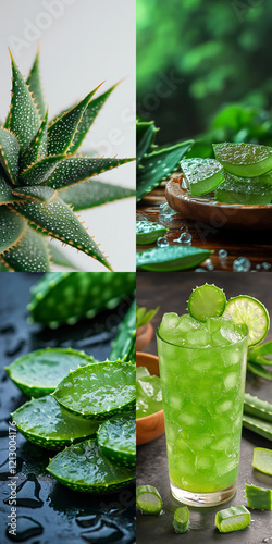 Obraz na płótnie aloe vera plant w salonie