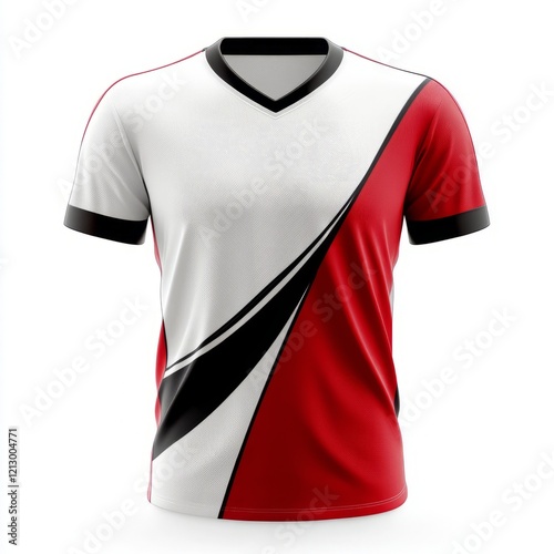 realistic high quality jersey mockup isolated white 