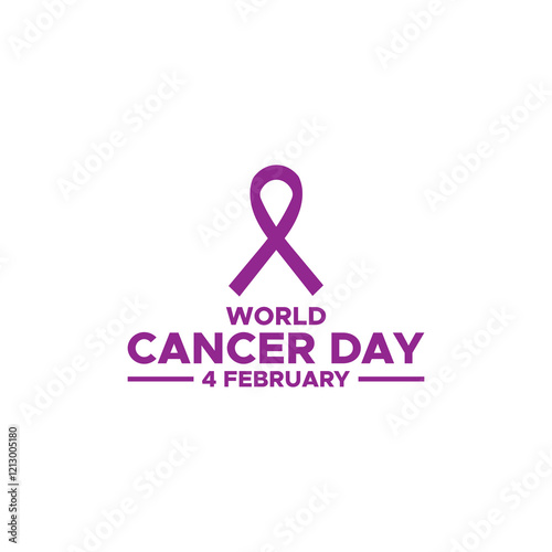 World Cancer Day. Cancer day creative. World cancer awareness day background. Colorful awareness ribbon design. world cancer day background vector free photo