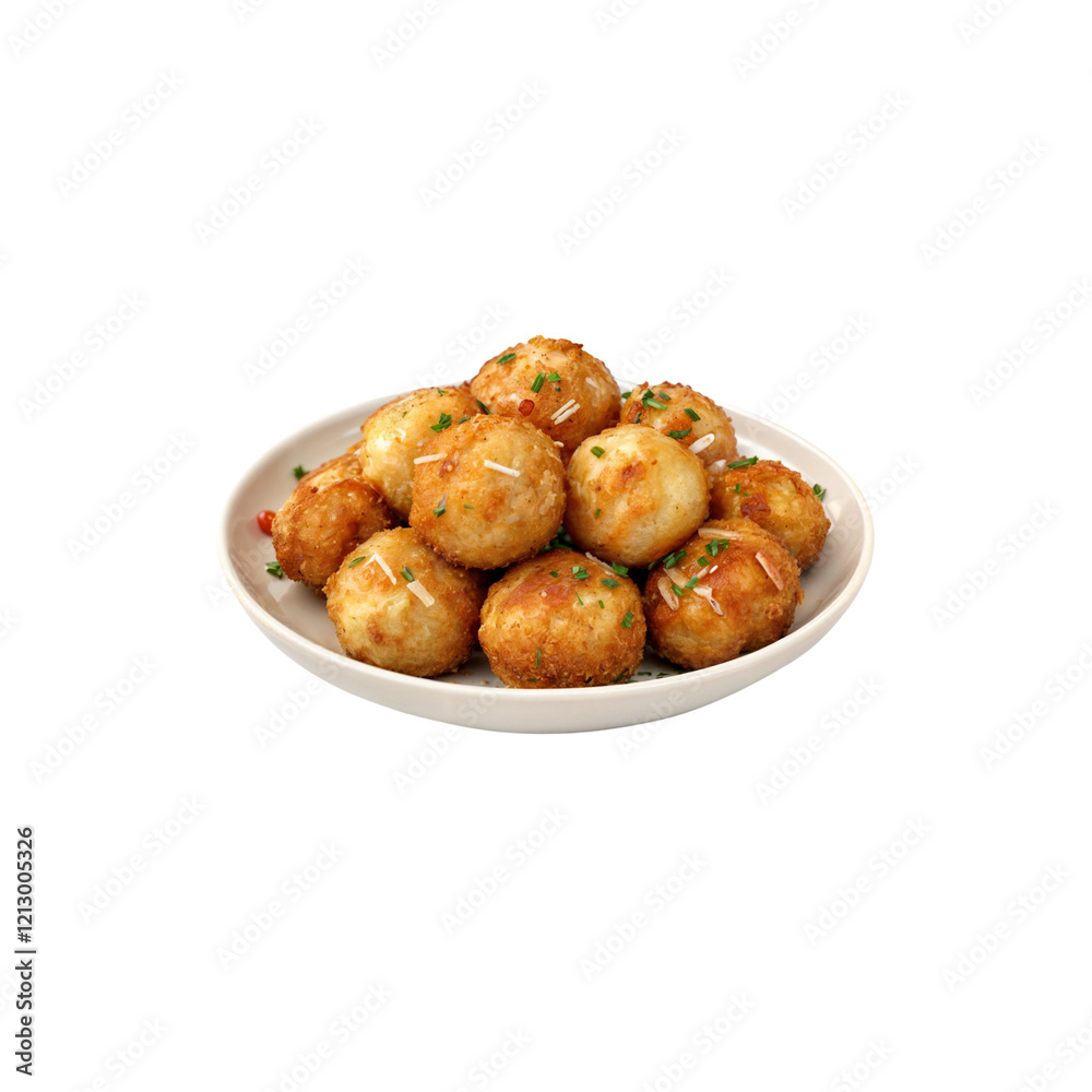 Crispy Delights: A plate of golden-brown takoyaki balls, a classic Japanese street food. The savory aroma tantalizes the senses, inviting a delicious culinary experience. Crispy Delights: A plate of golden-brown takoyaki balls, a classic Japanese street food. The savory aroma tantalizes the senses, inviting a delicious culinary experience.