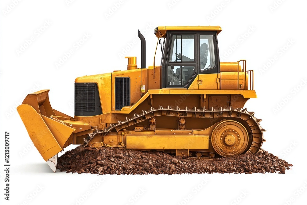 Yellow Bulldozer isolated on white background. Bulldozer icon. Construction Vehicle. Yellow Construction Bulldozer. Heavy yellow bulldozer on a white. Bulldozer tractor isolated on white Yellow Bulldozer isolated on white background. Bulldozer icon. Construction Vehicle. Yellow Construction Bulldozer. Heavy yellow bulldozer on a white. Bulldozer tractor isolated on white