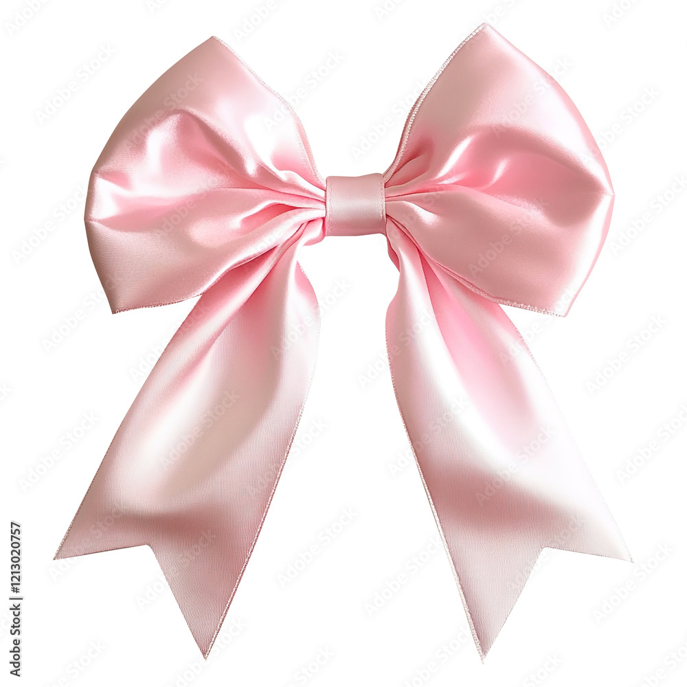 pink bow isolated on white pink bow isolated on white