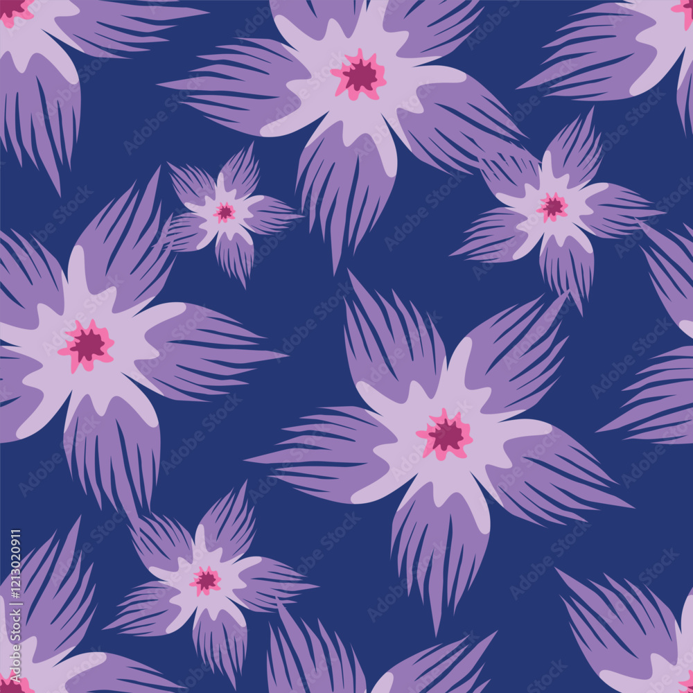 Fototapeta premium Seamless floral pattern