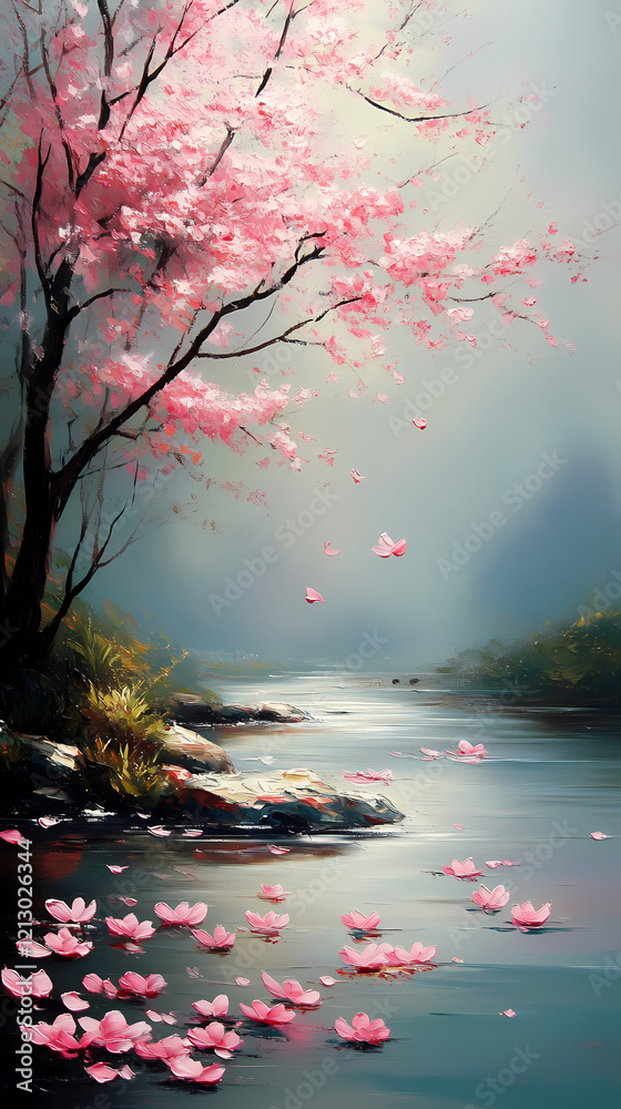 Fototapeta premium Serene River Bliss